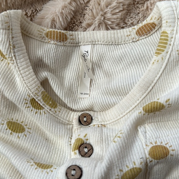Rylee & Cru Ribbed Paja Set in Suns - Picture 2 of 5